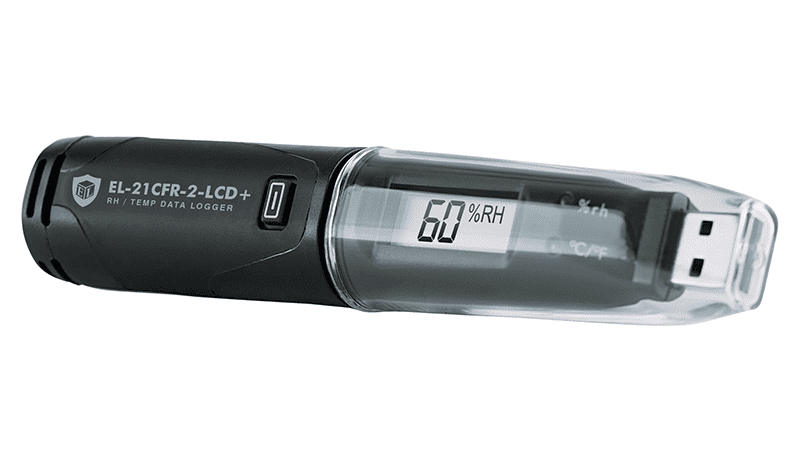 EasyLog Alat Perekam Data Suhu Dan Kelembaban Udara Data Logger EL-21CFR-2-LCD+ - Gambar 3