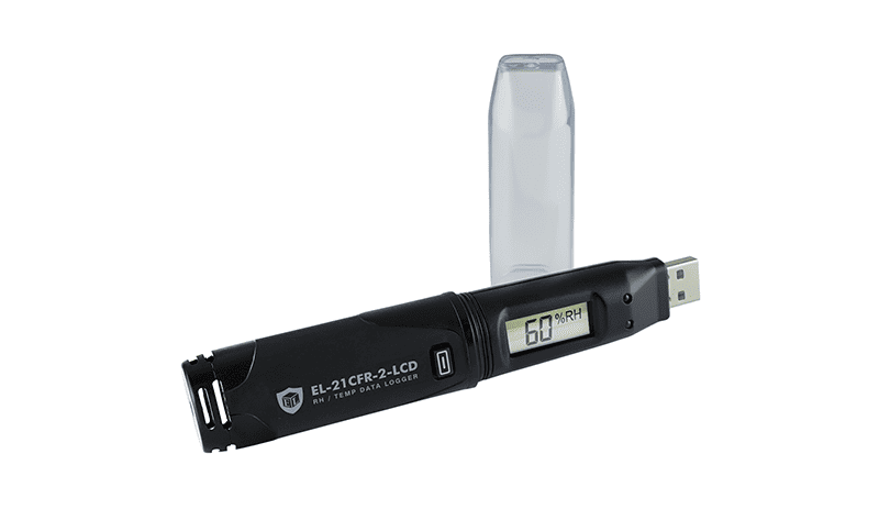 EasyLog Alat Perekam Data Suhu Dan Kelembaban Udara Data Logger EL-21CFR-2-LCD - Gambar 2