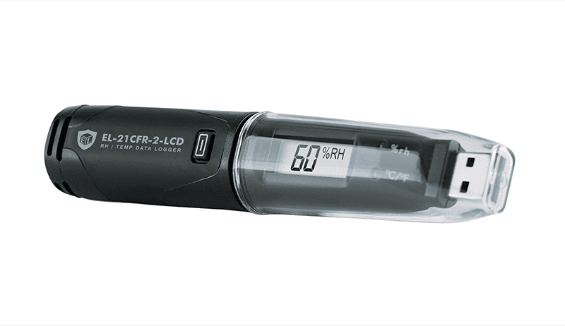 EasyLog Alat Perekam Data Suhu Dan Kelembaban Udara Data Logger EL-21CFR-2-LCD - Gambar 4