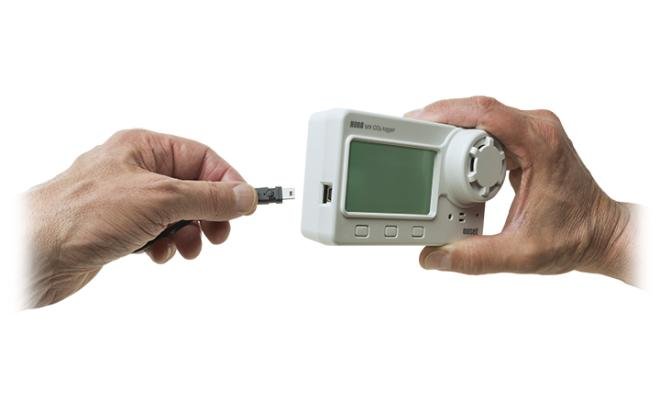 HOBO Alat Perekam Data CO₂ / Suhu / RH Data Logger MX1102A – Bluetooth, Alarm Visual & Suara Carbon Dioxide/Temp/RH Data Logger MX1102A - Gambar 5