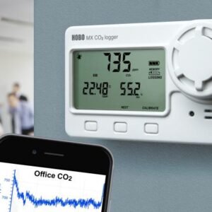 HOBO Alat Perekam Data CO₂ / Suhu / RH Data Logger MX1102A – Bluetooth, Alarm Visual & Suara Carbon Dioxide/Temp/RH Data Logger MX1102A