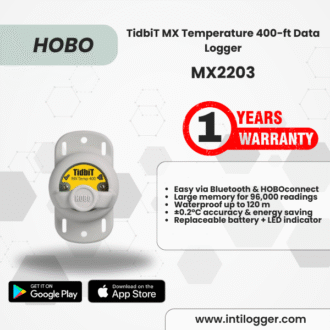 HOBO Alat Perekam Data TidbiT MX Temperature 400-ft Data Logger MX2203