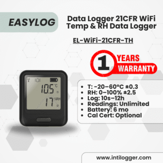 EasyLog Alat Perekam Data Suhu Dan Kelembaban Udara Data Logger EL-WiFi-21CFR-TH