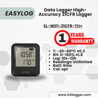 EasyLog Alat Perekam Data Suhu Dan Kelembaban Udara Data Logger EL-WiFi-21CFR-TH+