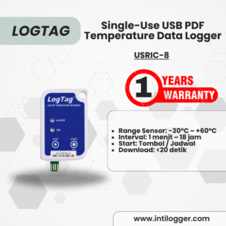 LogTag Alat Perekam Data Suhu Data Logger USRIC-8