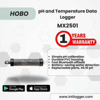 HOBO Alat Perekam Data pH and Temperature Data Logger MX2501