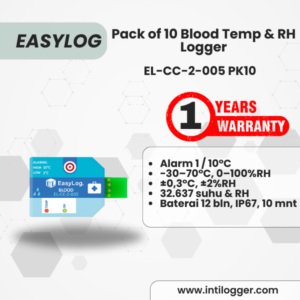 EasyLog Alat Perekam Data Suhu Dan Kelembaban Udara Data Logger EL-CC-2-005 PK10