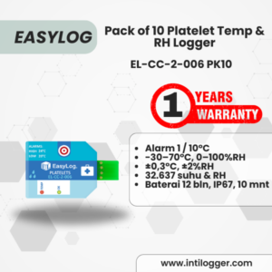 EasyLog Alat Perekam Data Suhu Dan Kelembaban Udara Data Logger EL-CC-2-006 PK10