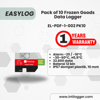 EasyLog Alat Perekam Data Suhu Data Logger EL-PDF-1-002 PK10