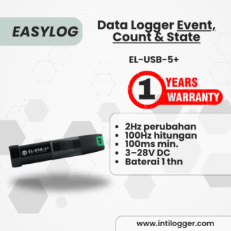 EasyLog Alat Perekam Data Suhu Dan Kelembaban Udara Data Logger EL-USB-5+