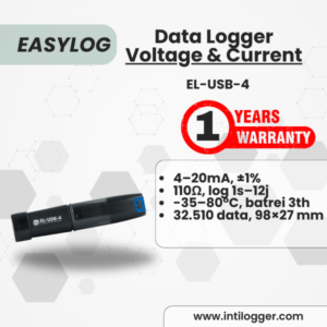 EasyLog Alat Perekam Data Suhu Dan Kelembaban Udara Data Logger EL-USB-4