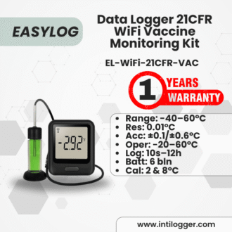 EasyLog  EL-WiFi-21CFR-VAC Alat Perekam Data Suhu Vaksin Data Loger