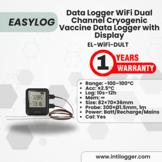 EasyLog EL-WiFi-DULT Alat Perekam Data Suhu Vaksin Data Loger