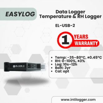 EasyLog Alat Perekam Data Suhu Dan Kelembaban Udara Data Logger EL-USB-2