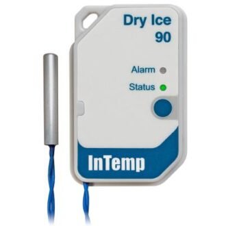Alat Perekam Data Suhu InTemp 90-Day Dry Ice Temperature Logistics Monitoring CX602