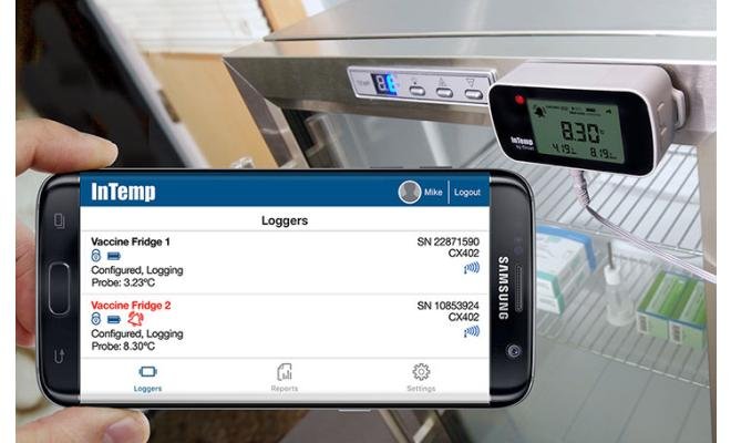 InTemp Alat Perekam Data Suhu Temperature Storage Monitoring with Probe CX402-B2M - Gambar 5