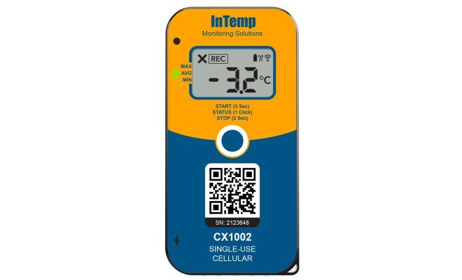 InTemp Alat Perekam Data SuhuAlat Perekam Data SuhuReal-Time Location & Temperature Cold Chain Monitoring CX1002 - Gambar 2
