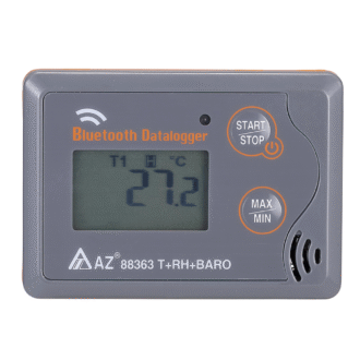 AZ Instrument Alat Perekam Data Bluetooth Temp. RH Baro. Data Logger 88363 AZ EB ( Pencatat Data Suhu dan Kelembapan Bluetooth )