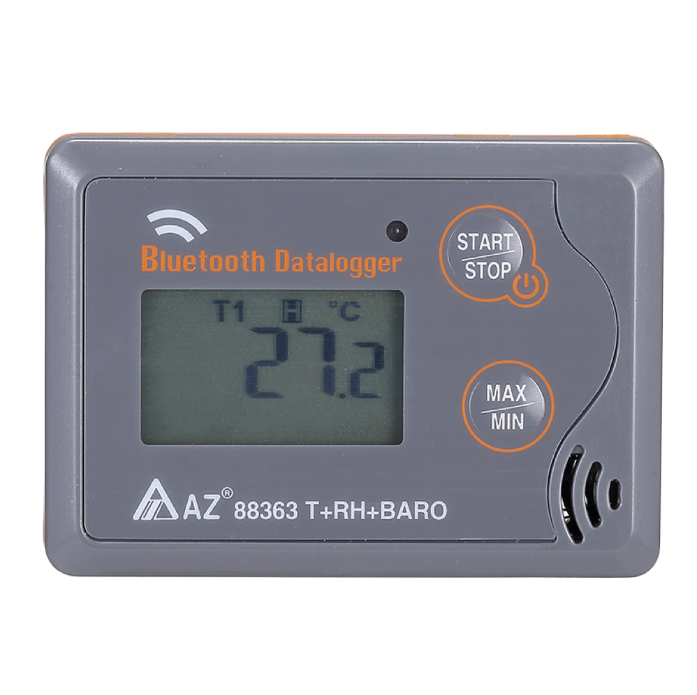 AZ Instrument Alat Perekam Data Bluetooth Temp. RH Baro. Data Logger 88363 AZ EB ( Pencatat Data Suhu dan Kelembapan Bluetooth )