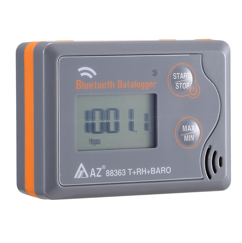 AZ Instrument Alat Perekam Data Bluetooth Temp. RH Baro. Data Logger 88363 AZ EB ( Pencatat Data Suhu dan Kelembapan Bluetooth ) - Gambar 2