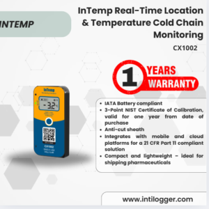 InTemp Alat Perekam Data SuhuAlat Perekam Data SuhuReal-Time Location & Temperature Cold Chain Monitoring CX1002