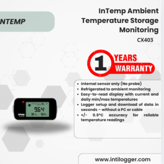 InTemp Alat Perekam Data Suhu Ambient Temperature Storage Monitoring CX403