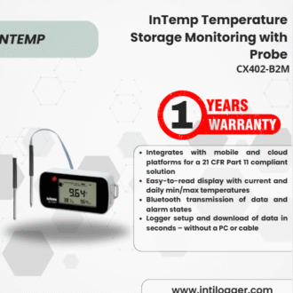 InTemp Alat Perekam Data Suhu Temperature Storage Monitoring with Probe CX402-B2M