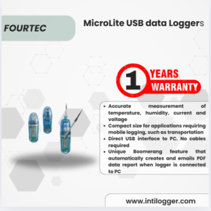 Fourtec AlatPerekam Data Suhu Data Logger MicroLite USB data Loggers