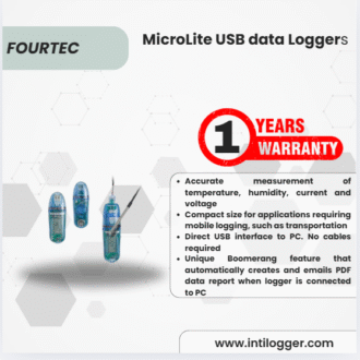 Fourtec AlatPerekam Data Suhu Data Logger MicroLite USB data Loggers