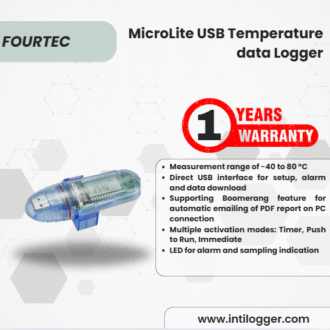 Fourtec Alat Perekam Data Suhu Data Logger MicroLite USB Temperature data Logger LITE5008