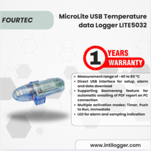 Fourtec Alat Perekam Data Suhu Data Logger MicroLite USB Temperature data Logger LITE5032