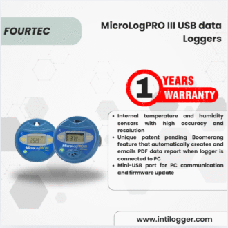 Fourtec Alat Perekam Data Suhu Data Logger MicroLogPRO III USB data Loggers