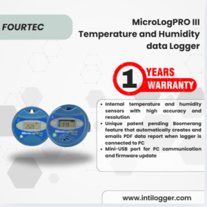 MicroLogPRO III Temperature and Humidity data Logger EC850-A