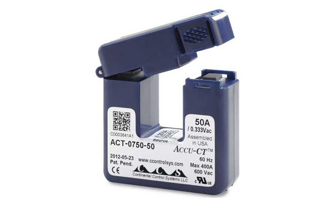 HOBO Sensor Arus AC Split-Core Accu-CT 50 Amp dengan Output 333mV – Akurat dan Mudah Dipasang 50 Amp Accu-CT Split-Core Current Transformer 333mV Sensor T-ACT-0750-050