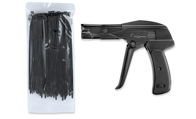 HOBO Zip Tie Gun & Cable Ties – Alat Tensioner & Pengikat Kabel yang Rapi & Efisien Zip Tie Gun & Cable Ties ZIP-KIT