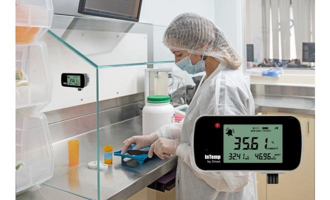 InTemp Alat Perekam Data Suhu Temperature and Relative Humidity Storage Monitoring CX450 - Gambar 3