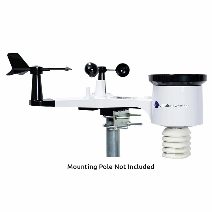 Ambient Weather Alat Perekam Data Cuaca WS-2902 Home Wi-Fi Weather Station with Wi-Fi Remote Monitoring and Alerts - Gambar 3
