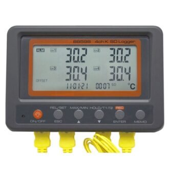 AZ Instrument Alat Perekam Data 4 Channel K Thermocouple SD Card Logger 88598 AZ EB ( Perekam Kartu SD Termokopel K 4 Saluran )