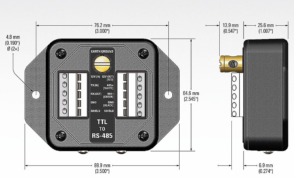 GEOKON Alat Perekam Data, Addressable Bus Converter 8020-38 - Gambar 2