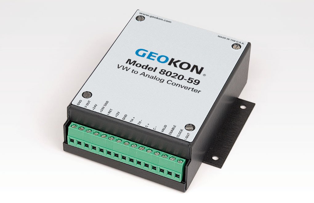GEOKON Alat Perekam Data, Frequency to Analog Converter (VW) 8020-59 - Gambar 2