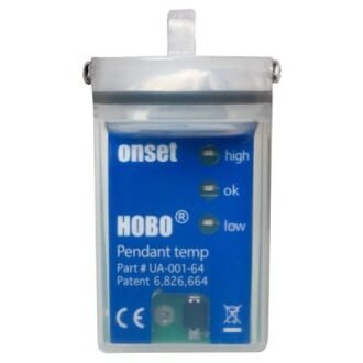 HOBO Alat Perekam Data Pencatat Data Suhu dan Alarm Tahan Air 64K Model Gantungan 64K Pendant Temperature/Alarm (Waterproof) Data Logger UA-001-64