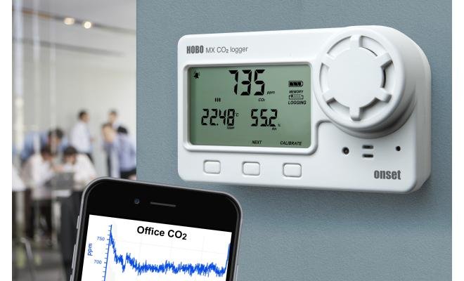 HOBO Alat Perekam Data Carbon Dioxide/Temp/RH Data Logger MX1102A - Gambar 2