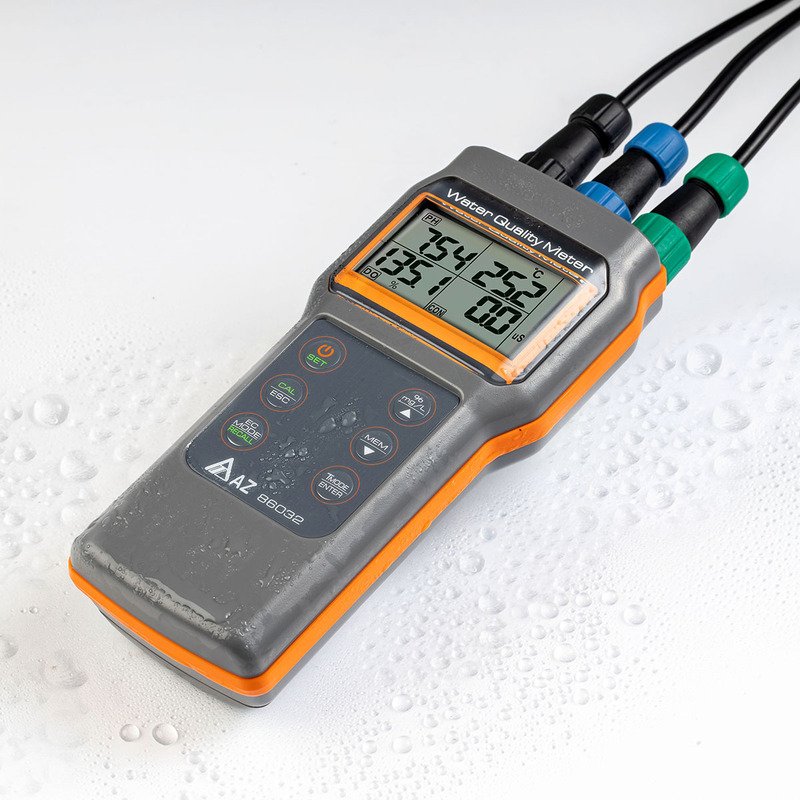 AZ Instrument Alat Perekam Data IP67 ODO/ pH/ COND./ SALT/TDS/Temp. Meter 86032 AZ NEW ( IP67 ODO/ pH/ KONDISI/ GARAM/ TDS/ Pengukur Suhu ) - Gambar 3