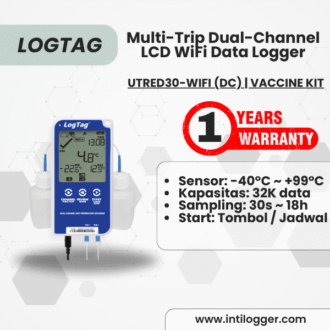 LogTag Alat Perekam Data Suhu Data Logger UTRED30-WIFI (DC) | VACCINE KIT