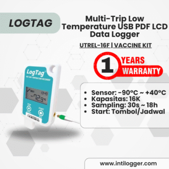 LogTag Alat Perekam Data Suhu Data Logger UTREL-16F | VACCINE KIT