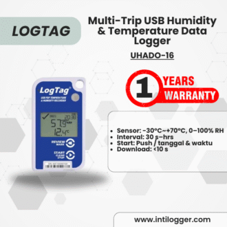 LogTag Alat Perekam Data Suhu Data Logger UHADO-16