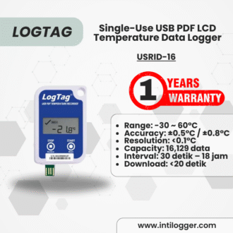 LogTag Alat Perekam Data Suhu Data Logger USRID-16