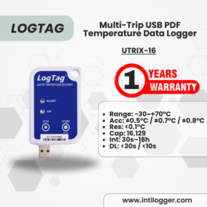 LogTag Alat Perekam Data UTRIX-16