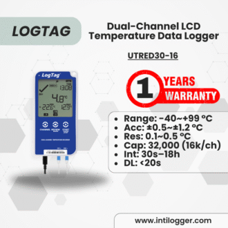 LogTag Alat Perekam Data Suhu Data Logger UTRED30-16