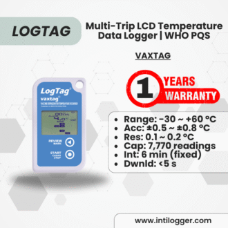 LogTag Alat Perekam Data Suhu Data Logger VAXTAG